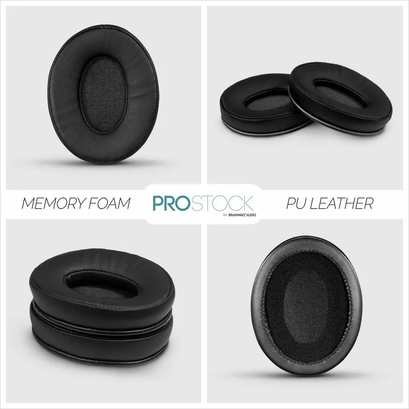 ProStock ATH M50X & M Series Replacement Earpads - Custom Designed Shape na may Memory Foam - PU