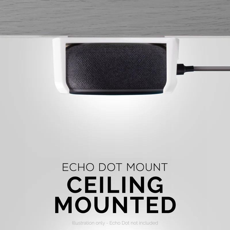 Echo Dot Wall at Ceiling Adhesive Mount