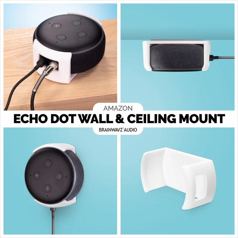 Echo Dot Wall at Ceiling Adhesive Mount