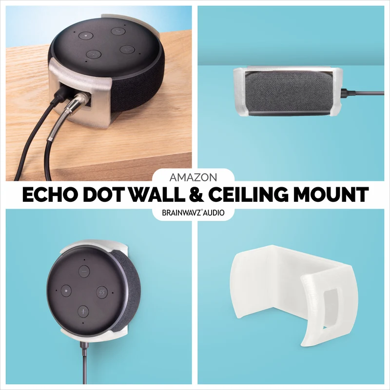 Echo Dot Wall at Ceiling Adhesive Mount