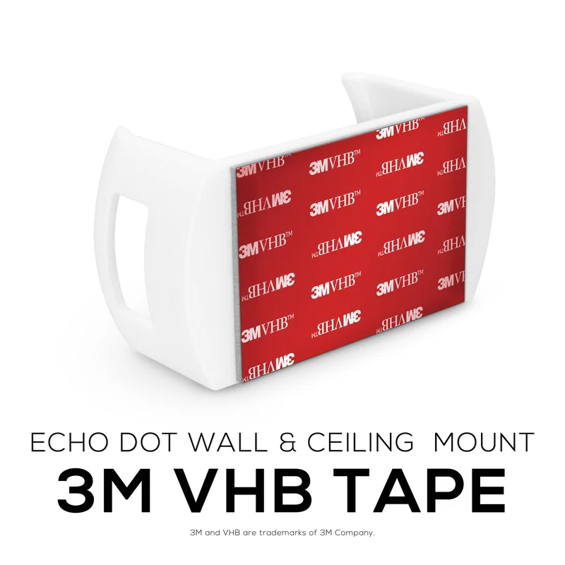 Echo Dot Wall at Ceiling Adhesive Mount