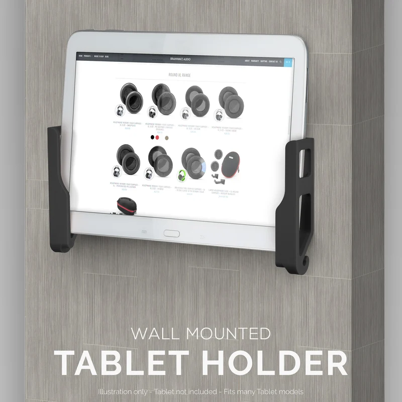 Supporto a parete adesivo universale per tablet e telefono - Adatto per iPhone, iPad e la maggior parte dei telefoni e tablet Android