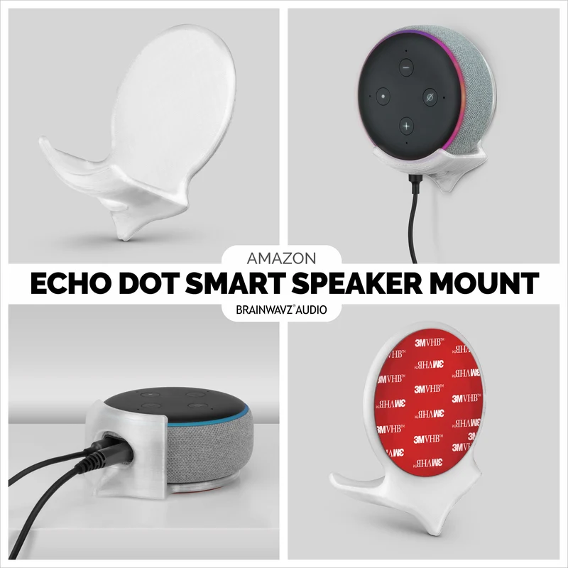 Staffa di supporto per montaggio a parete adesiva Echo Dot