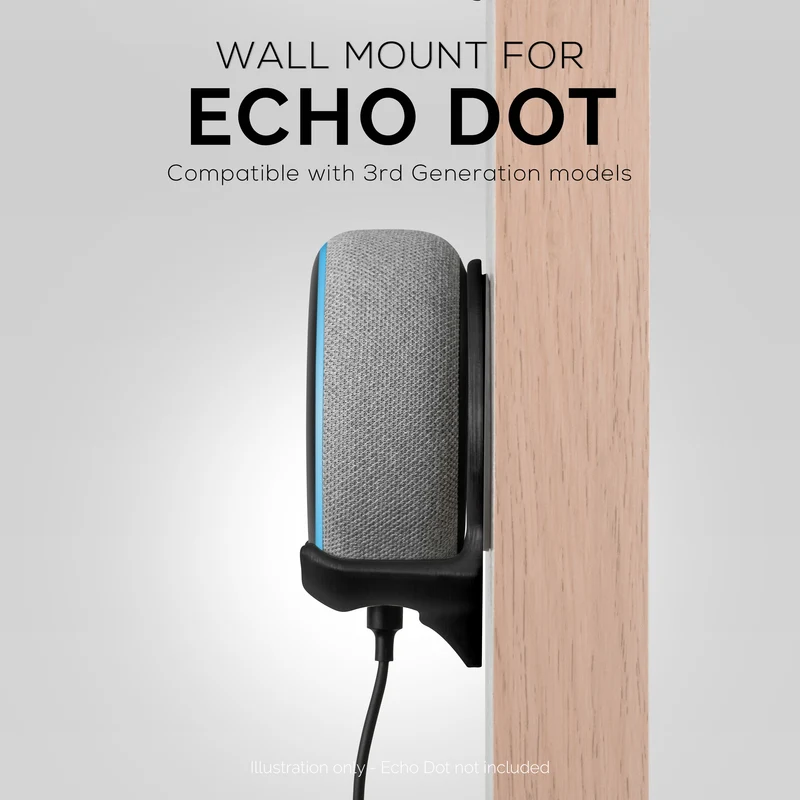 Staffa di supporto per montaggio a parete adesiva Echo Dot
