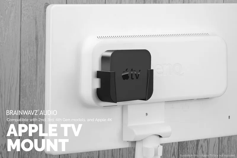 Supporto adesivo da parete e TV per Apple TV 4K e HD - Nessuna vite o disordine