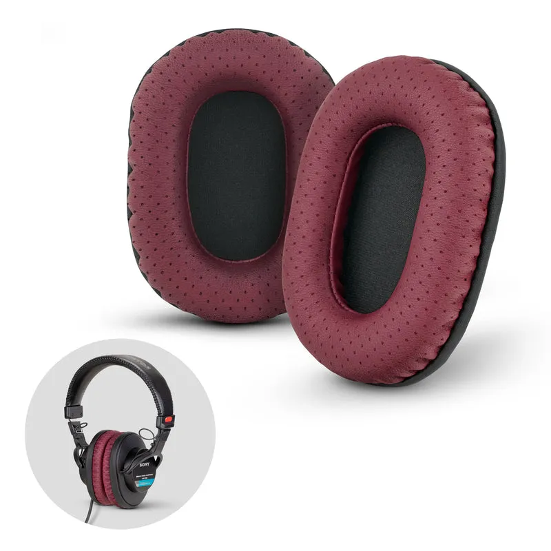 SONY MDR-7506 Cuscinetti di ricambio perforati adatti anche per cuffie V6, CD900ST (PERF)