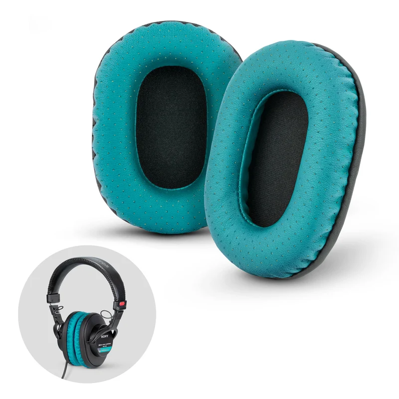 SONY MDR-7506 Cuscinetti di ricambio perforati adatti anche per cuffie V6, CD900ST (PERF)
