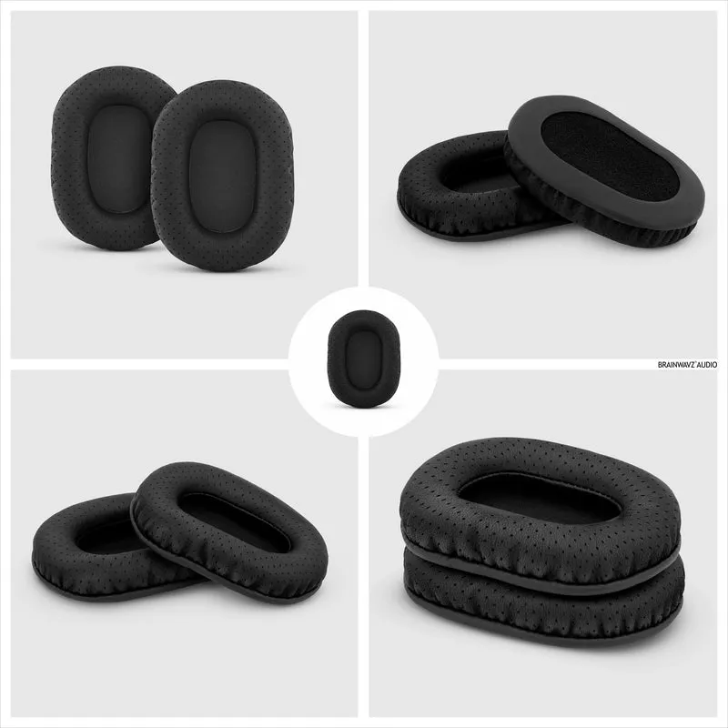 SONY MDR-7506 Cuscinetti di ricambio perforati adatti anche per cuffie V6, CD900ST (PERF)