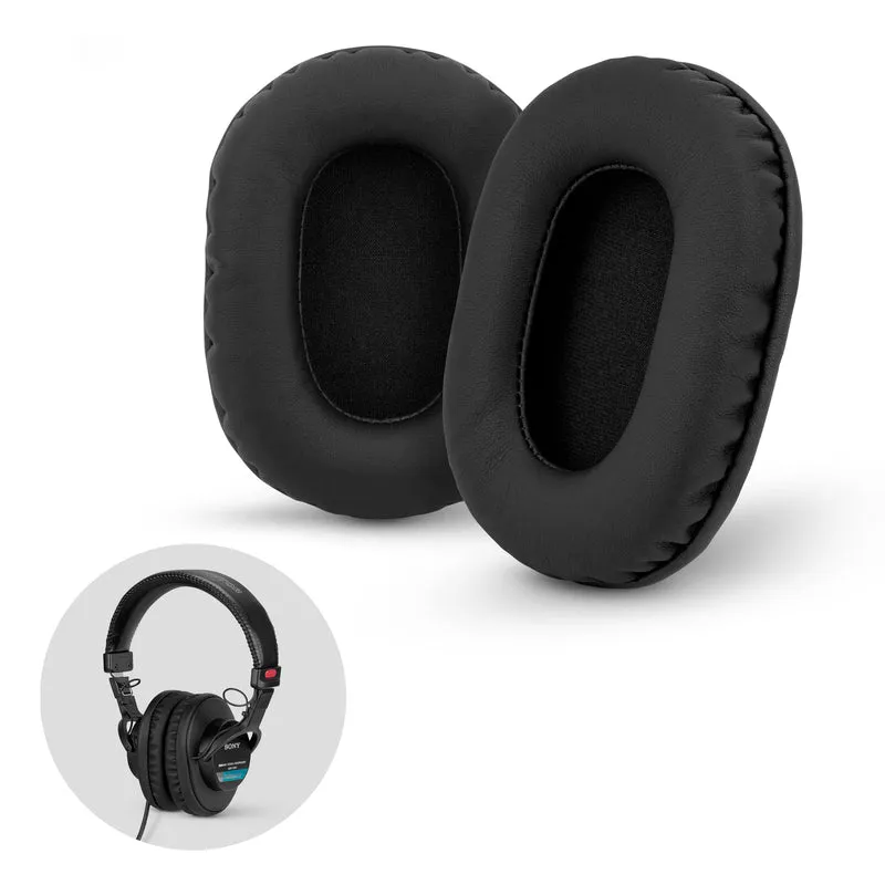 SONY MDR-7506 Replacement Premium Earpads - Angkop din para sa V6, CD900ST Headphones (PU)