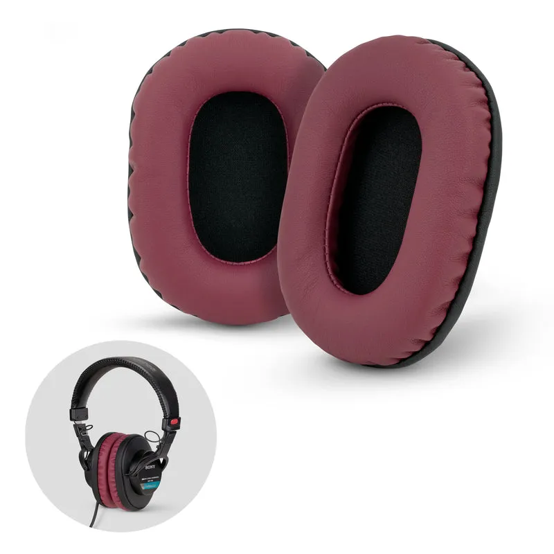 SONY MDR-7506 Replacement Premium Earpads - Angkop din para sa V6, CD900ST Headphones (PU)