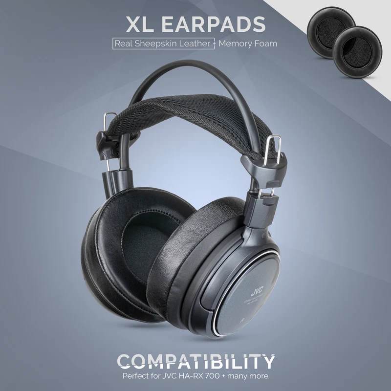Headphone Memory Foam Earpads - XL Size - Balat ng tupa