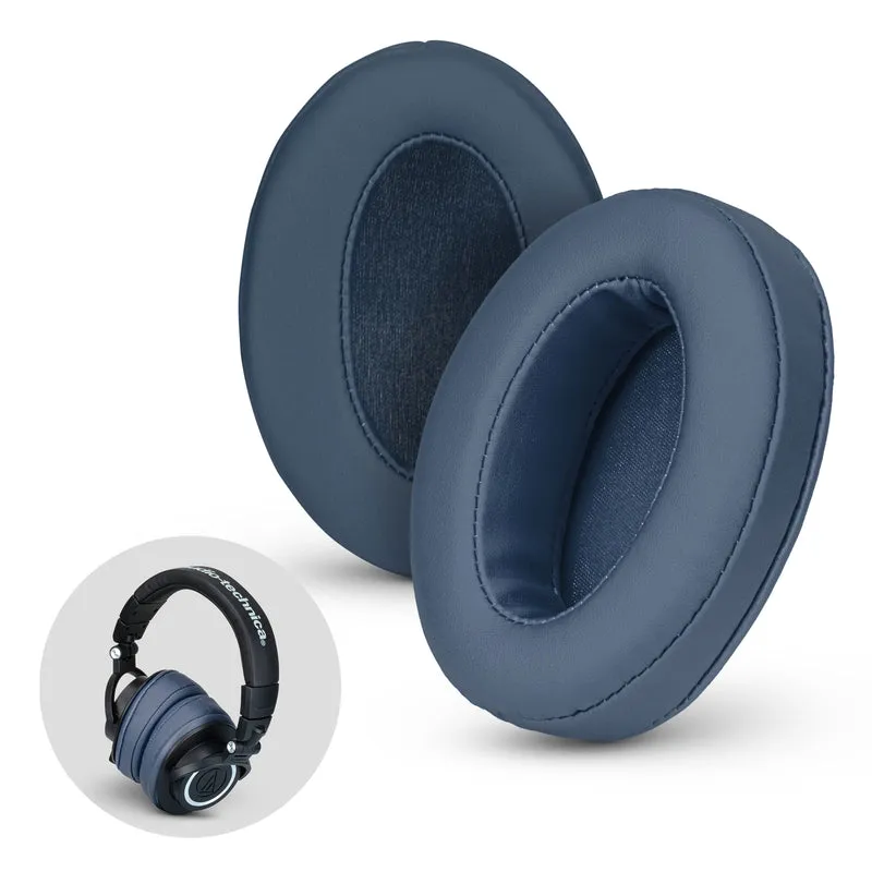 Auricolari ovali angolati in memory foam per cuffie