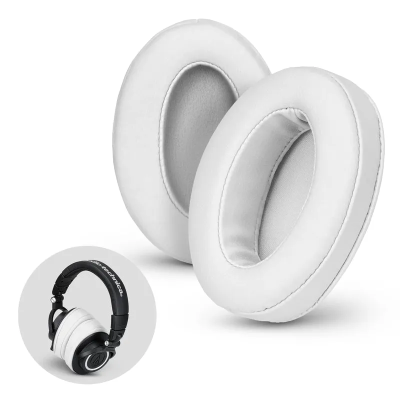 Auricolari ovali angolati in memory foam per cuffie