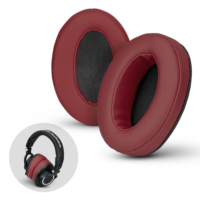 Auricolari ovali angolati in memory foam per cuffie