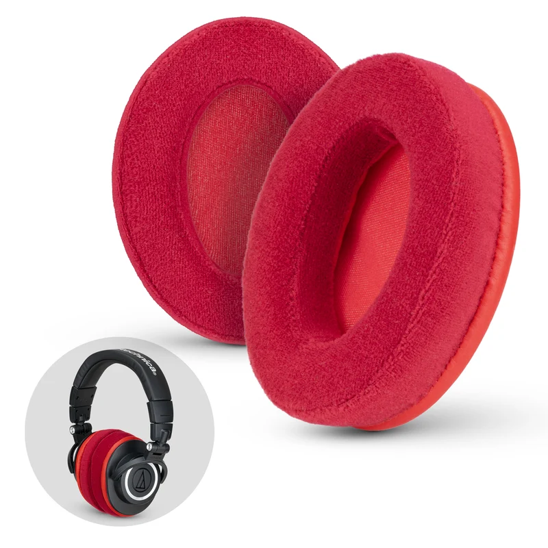 Auricolari di ricambio ovali in velluto - Adatto a molte cuffie