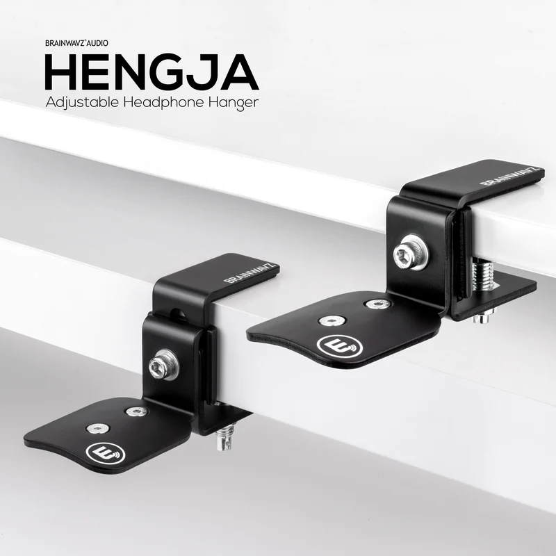 Hengja - Lahat ng Metal Adjustable Headphone Hanger Stand