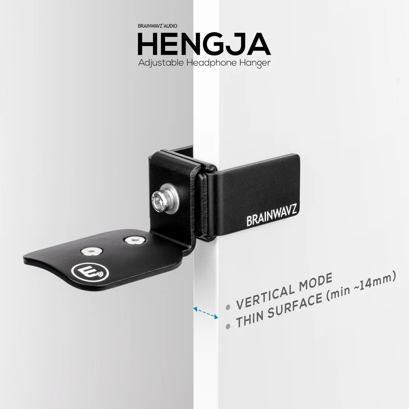 Hengja - Lahat ng Metal Adjustable Headphone Hanger Stand