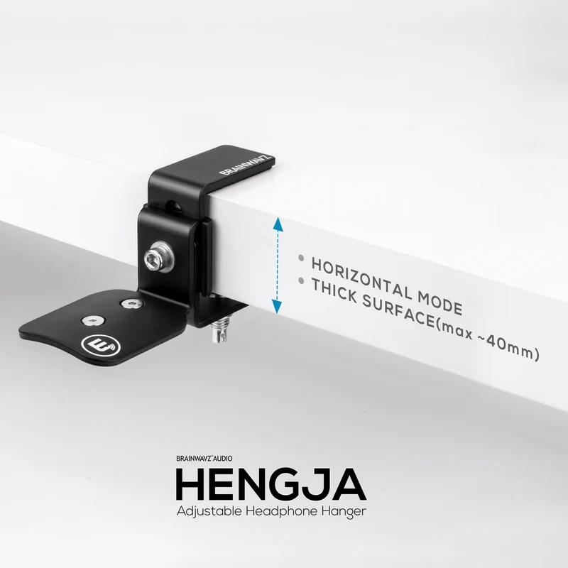 Hengja - Lahat ng Metal Adjustable Headphone Hanger Stand
