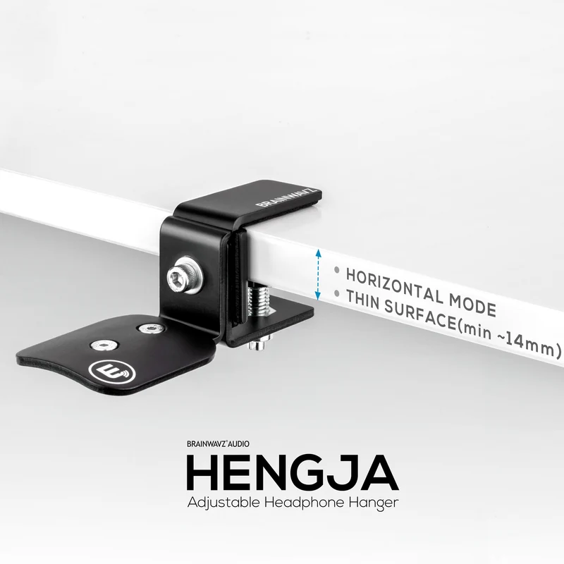 Hengja - Lahat ng Metal Adjustable Headphone Hanger Stand
