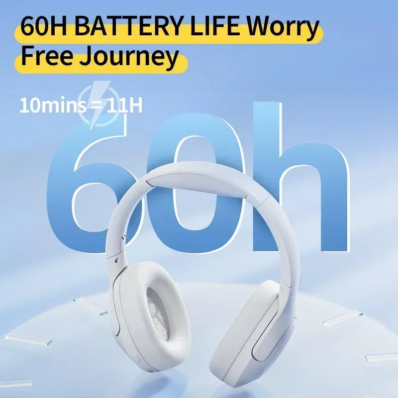 QCY H3 Lite ANC Wireless Headphones, 60H Playtime