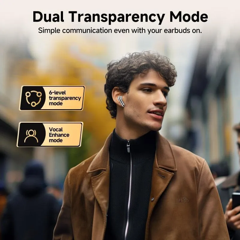 QCY MeloBuds Pro Wireless Earbuds, 46dB Hybrid ANC, Hi-Res & LDAC