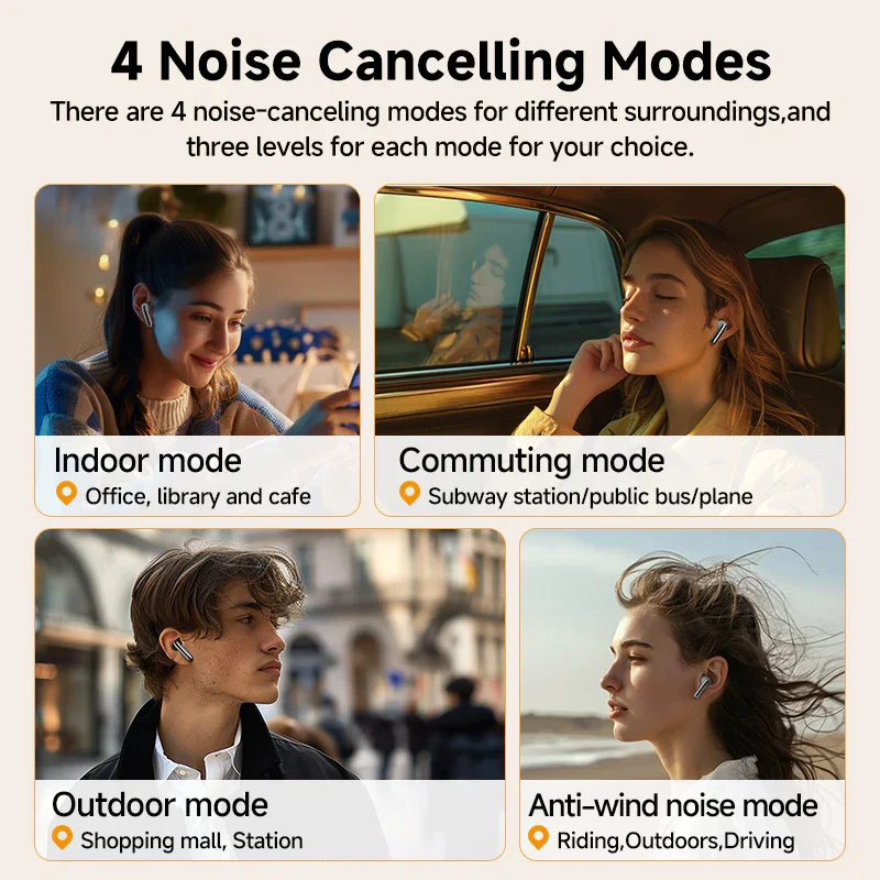 QCY MeloBuds Pro Wireless Earbuds, 46dB Hybrid ANC, Hi-Res & LDAC