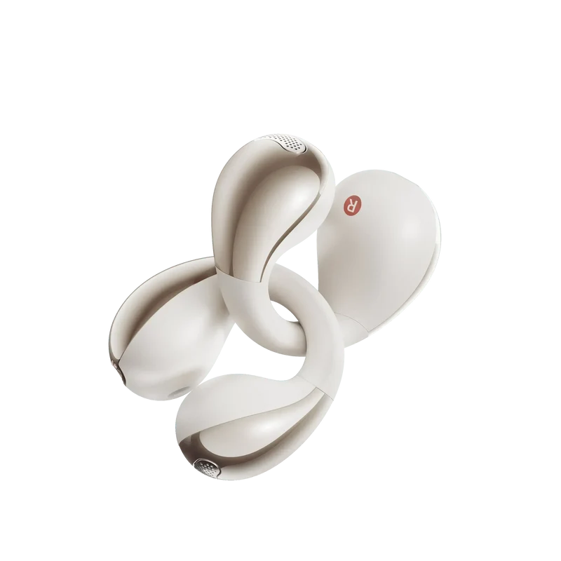 QCY Crossky C30 Open-Ear Clip Earbuds ,25 Hours of Playtime