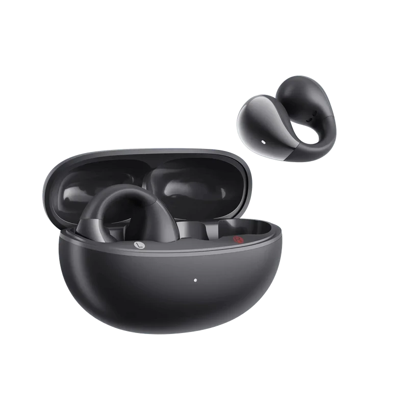 QCY Crossky C30 Open-Ear Clip Earbuds ,25 Hours of Playtime