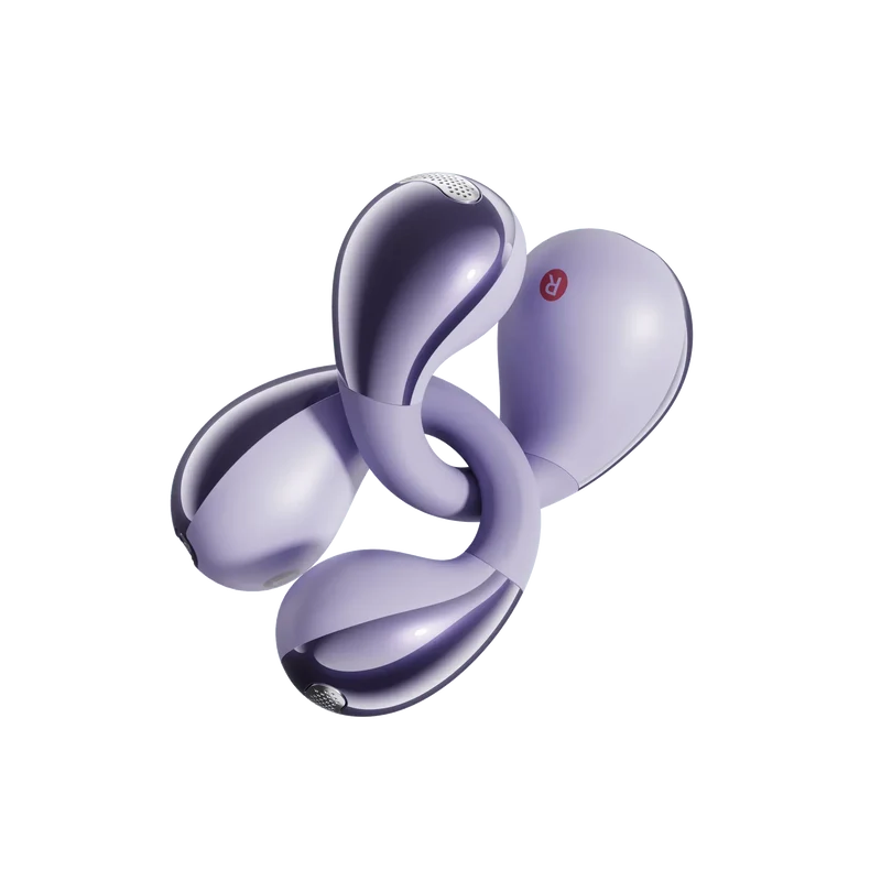 QCY Crossky C30 Open-Ear Clip Earbuds ,25 Hours of Playtime
